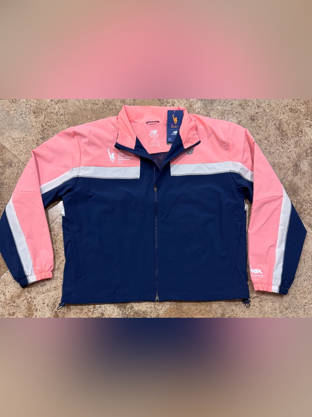 NWT New Balance 2025 NYC Marathon Relaxed Wind Water Defy Jacket size Medium